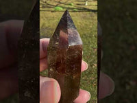 Gold Rutilated Quartz Point #4