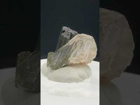 Natural Quartz with Green Tourmaline Crystal – Minas Gerais, Brazil Mineral Specimen