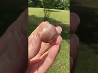 Sparkling Sunstone Sphere mixed with Moonstone #17
