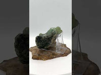 Prehnite mixed with Green Tourmaline Raw Specimen #4