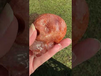 Unique Fire Quartz Skull #5