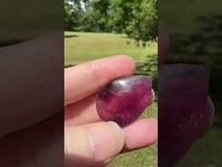 Pear Shape Candy Fluorite Cabochon #12