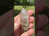 Double Terminated Prasiolite Scepter Wand #2