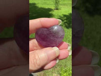 Candy Fluorite Carved Heart #12
