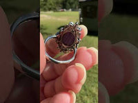 Natural Charoite Ring #25