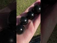 Rainbow Obsidian Spheres Medium