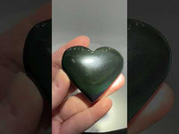 Rainbow Sheen Obsidian Heart #4