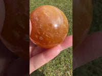 Honey Calcite Sphere #6