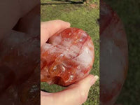 Unique Fire Quartz Skull #3