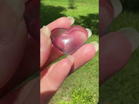 Candy Fluorite Carved Heart #10