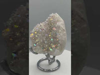 Angel Aura Crystal Quartz Raw Cluster #1