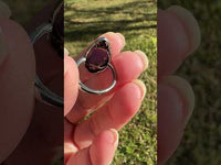 Natural Charoite Ring #30