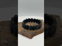 Golden Sheen Obsidian Stretch Bracelet