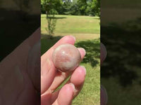 Sparkling Sunstone Sphere mixed with Moonstone #9
