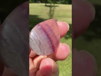 Pear Shape Candy Fluorite Cabochon #4
