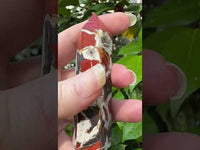 Natural Red Agate Obelisk Tower #1