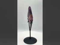 Rhombus Shaped Fluorite Carving with Stand #2
