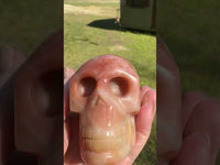 Orange Jade Skull #13