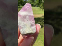 Feather Fluorite Free Form with Rainbow #7
