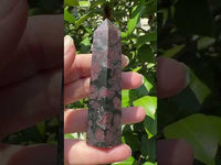 Garnet & Astrophyllite Tower #7