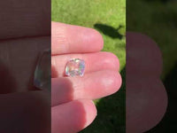 Moonglow Topaz 12x10mm Cushion Cut 6.5ct