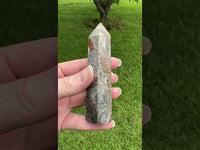 Gray Lace Agate Tower #8
