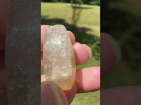 Pear Shape Candy Fluorite Cabochon #11