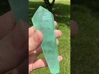 Neon Green Fluorite Scepter #2