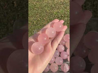 Rose Quartz Spheres