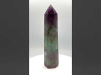 Large Fat Watermelon Fluorite Tower #2