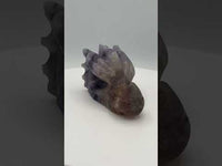 Fluorite Dragon Head Carving #21