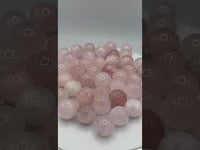 Pastel Rose Quartz Spheres