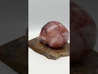 Unique Fire Quartz Skull #6