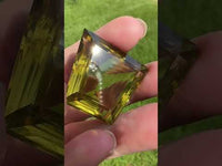 Prasiolite 30x27x20mm Fancy Cut 84.10ct