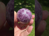 Spark Lepidolite Sphere #3