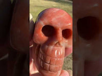 Orange Jade Skull #6