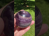 Deep Purple Fluorite Sphere #3