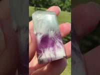 Feather Fluorite Free Form with Rainbow #8