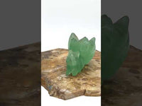 Baja Blast Fluorite Nine-Tailed Fox Carving