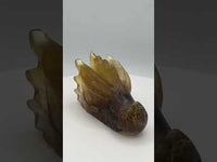 Fluorite Dragon Head Carving #20
