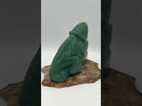 Green Aventurine Lizard Carving #1