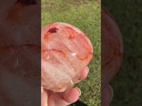 Unique Fire Quartz Skull #4