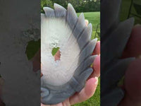 Druzy Agate Geode Carved Native American #1