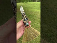 Crystal Quartz & Fluorite Decorative Broom