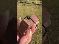 Red/Brown Stone Buddy with Glasses