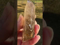 Gold Rutilated Quartz Point #10