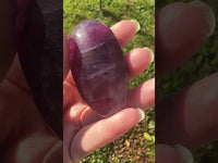 Fluorite Palm Stone #3