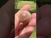Sparkling Sunstone Sphere mixed with Moonstone #4