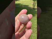Sparkling Sunstone Sphere mixed with Moonstone #1