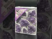 Raw Amethyst Cluster Gift Box